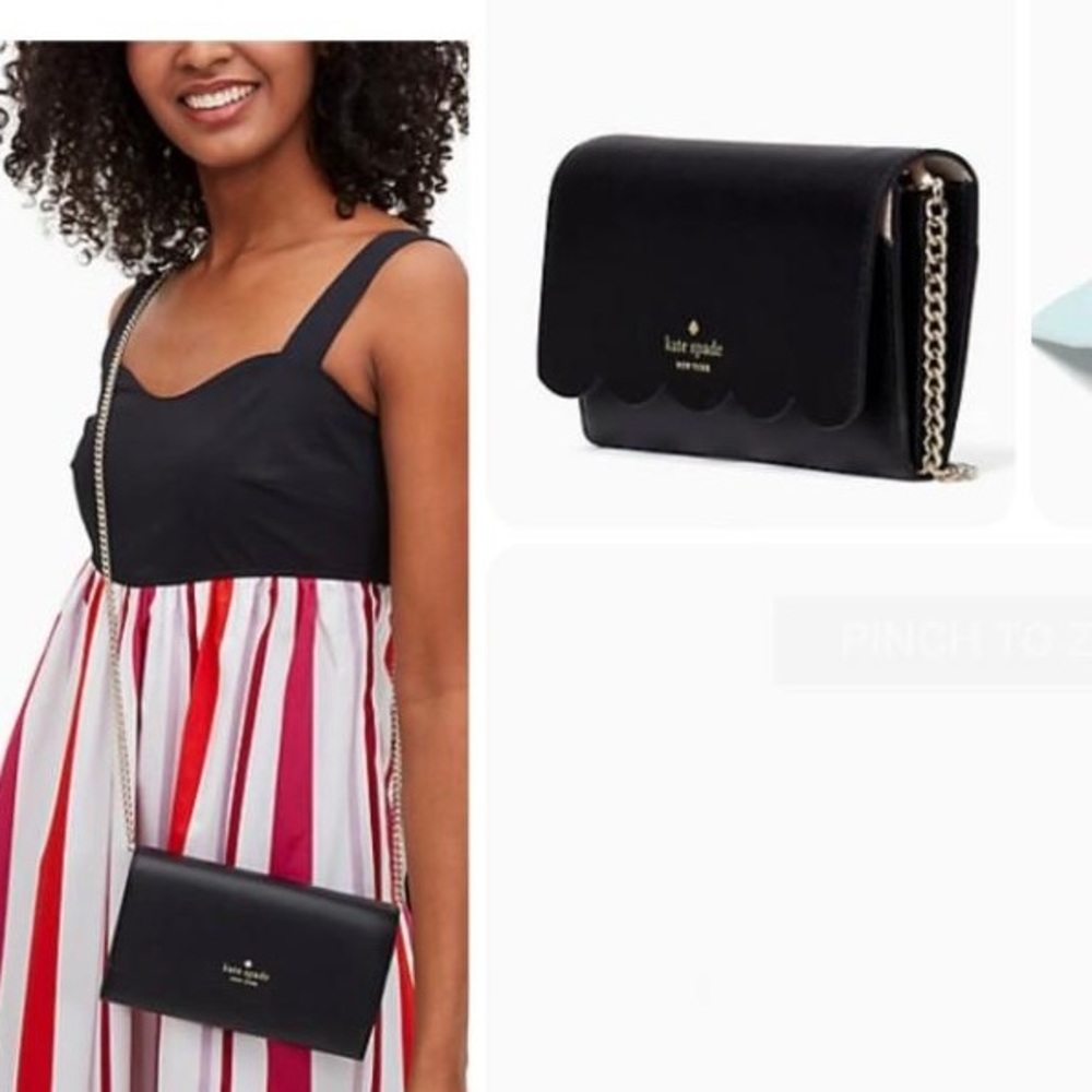 Kate Spade New York gemma small flap wallet (black